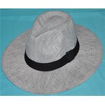 Straw Panama Fedora Factory - OEM Direct Wholesale Unisex Custom Logo Plain Recycled