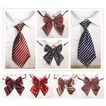 Stripe Bow Tie Factory - OEM Girls Boys Adjustable Strap Snapback Breathable Polyester Custom Color