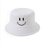 Smile Bucket Hats Factory - OEM Customized Logo Korean Style Recycled Printed 3D Embroidery