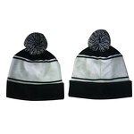 Winter Hat Factory - OEM Unisex 100% Cotton High Quality Custom Knitted Beanie 3D Embroidered Pompom