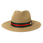 Women's Wide Brim Panama Hat Factory - OEM Luxury Breathable Wheat Straw Customizable Lace