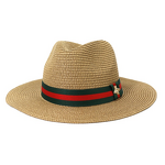 Women's Wide Brim Panama Hat Factory - OEM Luxury Breathable Wheat Straw Customizable Lace