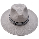 Panama Cap Factory - OEM Customized New Solid Color Sunshade Breathable Women's Wide Brim