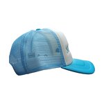 6-Panel Truck Caps Factory - OEM Hot Sale Breathable Grey Polyester Cotton Mesh