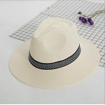 Summer Beach Hat Factory - OEM Elegant Unisex Wide Brim Luxury Flat Top Recycled Straw