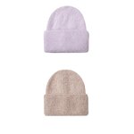 Winter Knitted Hat Factory - OEM Unisex Customized Vintage Embroidered Letter Solid Color Thermal