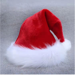 Christmas Cap Factory - OEM Ultra Soft Red Festival Party Decoration Classic Santa Claus Hat