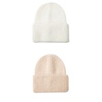 Winter Knitted Hat Factory - OEM Unisex Customized Vintage Embroidered Letter Solid Color Thermal