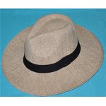 Straw Panama Fedora Factory - OEM Direct Wholesale Unisex Custom Logo Plain Recycled