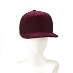 Velvet Flat Brim Cap Factory - OEM 2024 Valentine's Day Gift 5 Panel 3D Embroidered