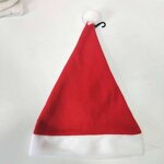 Classic Red Plush Santa Hat Factory - OEM for Adults and Children Cotton New Year Christmas Decoration