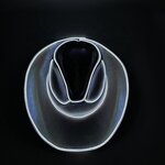 LED Flashing Neon Party Hat Factory - OEM Halloween Christmas Colorful Sequin Glitter Cowboy Cosplay