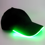 LED Light Flash Baseball Cap Factory - OEM Hot Selling Unisex Hand Embroidered Character Personality