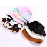 Fuzzy Bucket Hat Factory - OEM Wholesale Solid Fur Customized Color and Pattern Casual