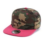 Snapback Caps Factory - OEM Wholesale Customized 6 Panel Vintage Camo Patch Embroidery