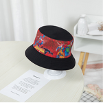 Kids' Summer Bucket Hat Factory - OEM Personalized Outdoor Wide Brim Cartoon Leaf Argyle Pattern