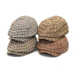Houndstooth Beret Factory - OEM Hot Sale Unisex Octagonal Literary Youth Cap