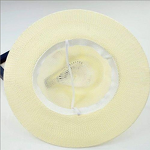 Summer Beach Hat Factory - OEM Elegant Unisex Wide Brim Luxury Flat Top Recycled Straw
