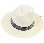 Summer Beach Hat Factory - OEM Elegant Unisex Wide Brim Luxury Flat Top Recycled Straw