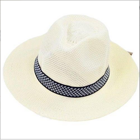 Summer Beach Hat Factory - OEM Elegant Unisex Wide Brim Luxury Flat Top Recycled Straw