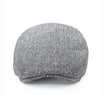 Men's Beret Factory - OEM Custom British Retro Solid Color Embroidered Cap