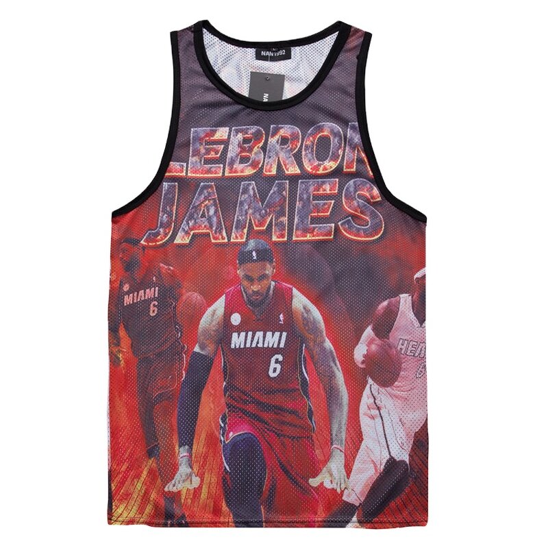 Men's Basketball Vest Factory - OEM High Quality Summer Sleeveless Quick Dry Breathable Mesh Digital Print