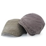 Flat Ivy Hat Factory - OEM Custom Unisex Washed Cotton Embroidered Beret