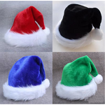 Christmas Cap Factory - OEM Ultra Soft Red Festival Party Decoration Classic Santa Claus Hat