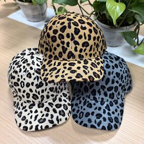 Corduroy Winter Hat Factory - OEM Hot Selling Unisex Leopard Print Outdoor Warm