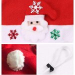 Knit Santa Hat for Pets Factory - OEM Wholesale Cute Winter Puppy Kitten New Year Headwear Christmas