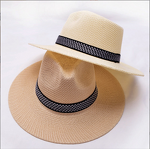 Panama Cap Factory - OEM Customized New Solid Color Sunshade Breathable Women's Wide Brim