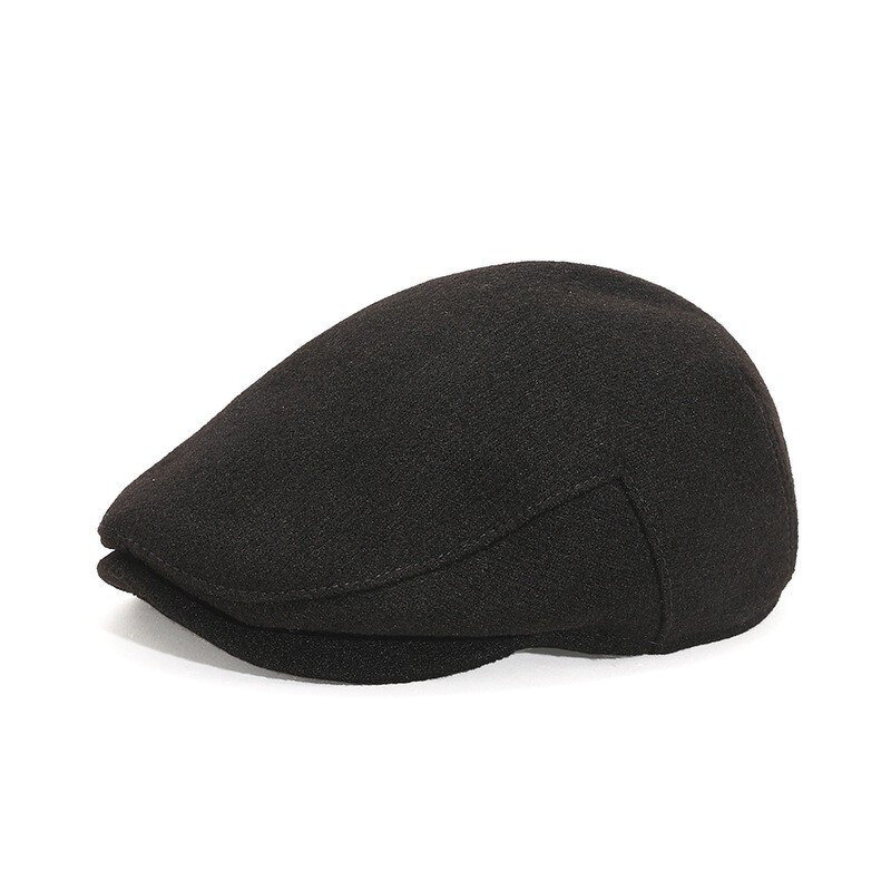 Flat Beret Hat Factory - OEM Wholesale Wool Tweed Herringbone Design