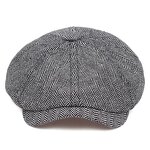 Octagonal Hat Factory - OEM Wholesale Multi-Colorblock Houndstooth Ivy Cap