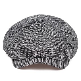 Octagonal Hat Factory - OEM Wholesale Multi-Colorblock Houndstooth Ivy Cap