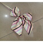 Stripe Bow Tie Factory - OEM Girls Boys Adjustable Strap Snapback Breathable Polyester Custom Color