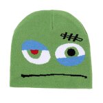 Winter Beanie Cap Factory - OEM Custom Logo Warm Jacquard Demon Ghost Hat Cute Outdoor Halloween