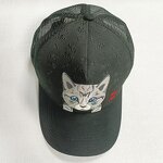 Cat Baseball Hat Factory - OEM New Arrivals Curved Cute 6 Panel Mesh