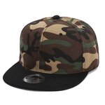 Snapback Caps Factory - OEM Wholesale Customized 6 Panel Vintage Camo Patch Embroidery