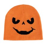 Winter Beanie Cap Factory - OEM Custom Logo Warm Jacquard Demon Ghost Hat Cute Outdoor Halloween