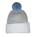 Winter Hat Factory - OEM Unisex 100% Cotton High Quality Custom Knitted Beanie 3D Embroidered Pompom