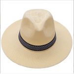 Panama Cap Factory - OEM Customized New Solid Color Sunshade Breathable Women's Wide Brim