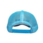 6-Panel Truck Caps Factory - OEM Hot Sale Breathable Grey Polyester Cotton Mesh