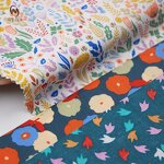 Poplin Fabric Manufacturer - Factory Custom Small Flower Cotton Poplin Fabric