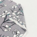 Herringbone Fabric Manufacturer - Custom Flower Printing Rayon Herringbone Fabric