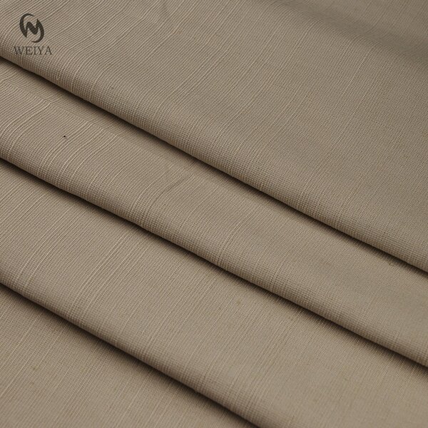 Linen Fabric Manufacturer - Natural Slub Viscose Lyocell Blend Draping Fabric