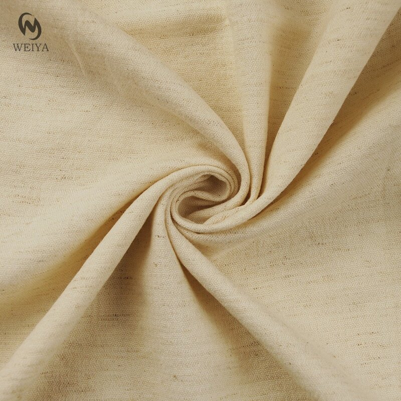 Jacquard Fabric Manufacturer - Sustainable Oeko-Tex Cotton Linen Blend Fabric
