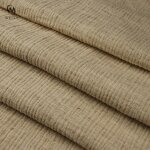 Muslin Fabric Manufacturer - Vintage Double Gauze Crinkle Cotton Linen Fabric