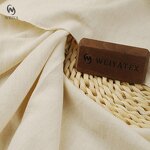Jacquard Fabric Manufacturer - Sustainable Oeko-Tex Cotton Linen Blend Fabric