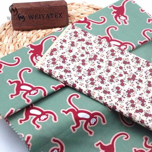 Printed Fabric Manufacturer - Customizable 100% Cotton Floral Dress Fabric