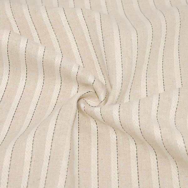 Linen Fabric Manufacturer - Ready Goods Natural Stripe Linen Pants Fabric